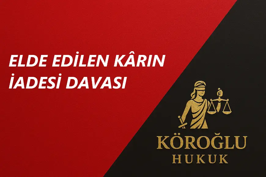 elde edilen karın iadesi